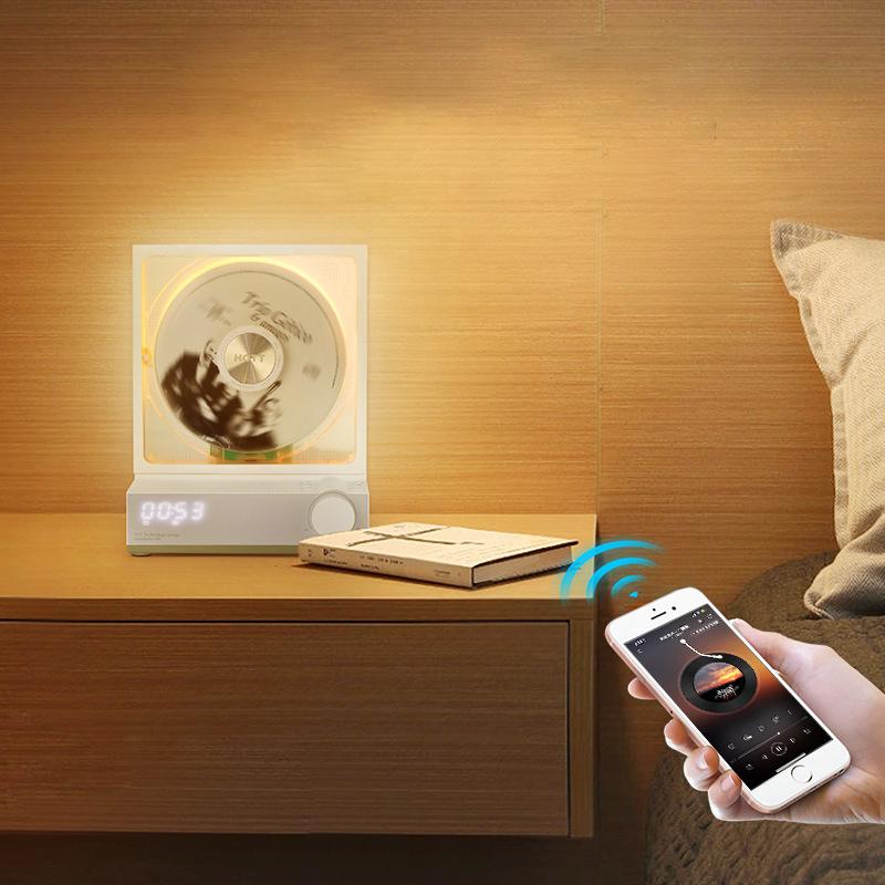HOTT Fashion Ornament CD Player Retro CD Player Bluetooth Stereo Disc Album Music Player