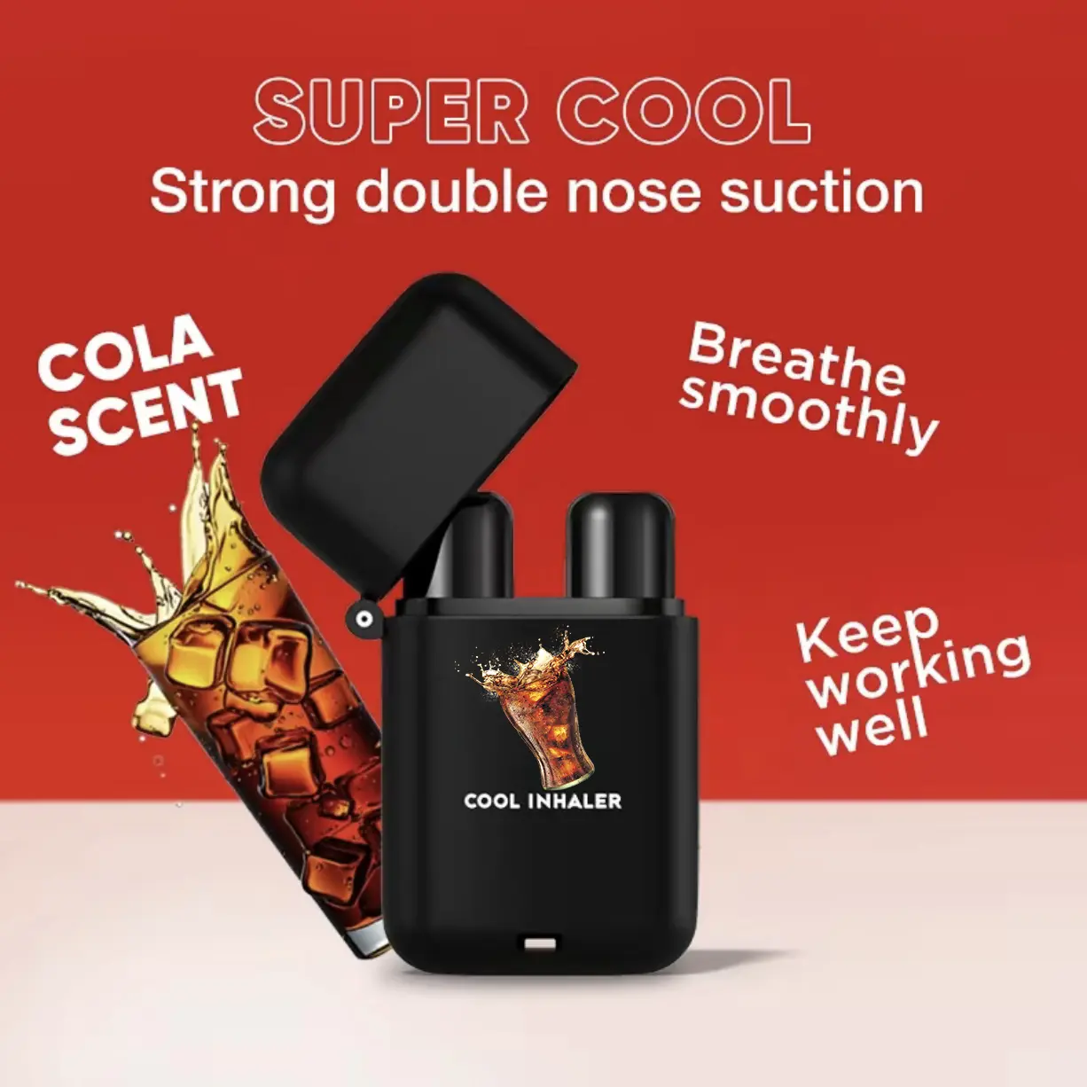 Causone Niu head double-hole flip nose cooling rod prevent motion sickness and refresh the mind and drive the car and nasal sucking cooling oil - TikTok Shop Causone Niu head double-hole flip nose cooling rod prevent motion sickness and refresh the mind and drive the car and nasal sucking cooling oil - TikTok Shop