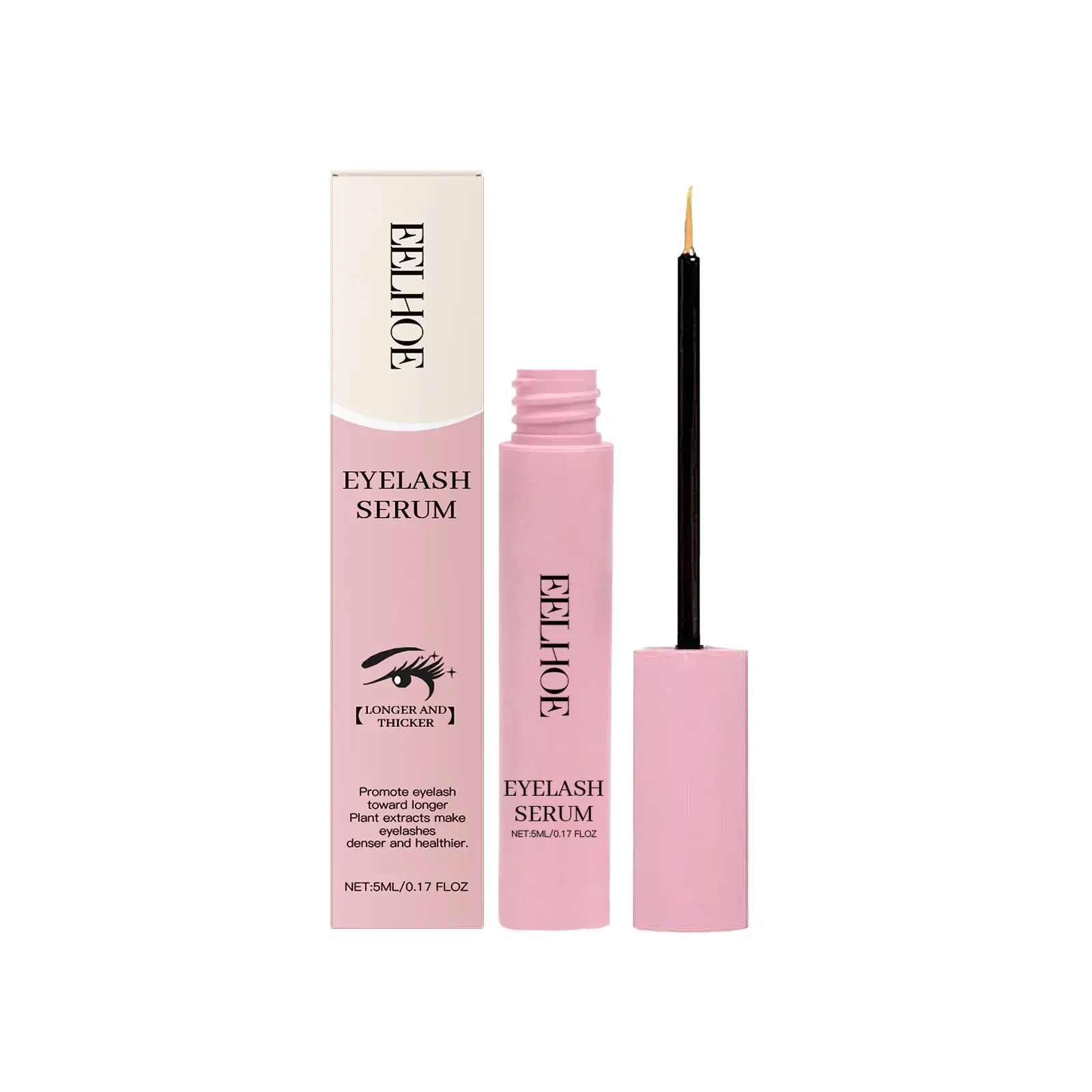 EELHOE Mascara Gently Moisturizes And Curls Natural, Beautiful And Non-Smudging Mascara Daily