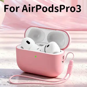 Apple AirPods Pro Silicone Case, Shockproof Bluetooth-compatible Earphone Cover, Protective Shell for Apple AirPods Pro 3, Durable Silicone Material