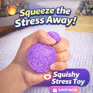 Multicolor Stress Ball, Soft Touch Memory Gel Anxiety Relief, Fidget Relief, Hand Exercise for Kids and Adults, Autism Adhd Gift, Party Favor