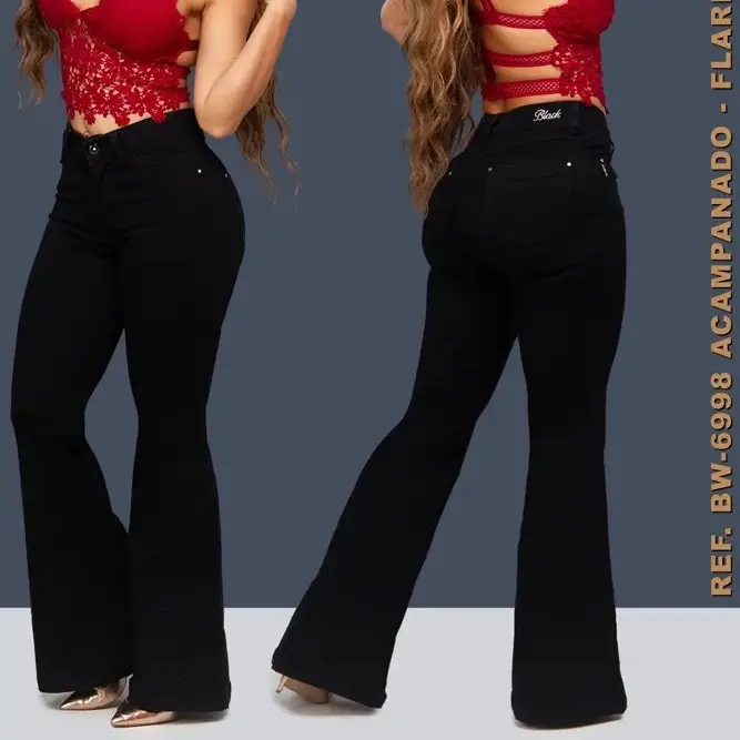 B69-98 Colombian Luxury Jeans – color blue strech