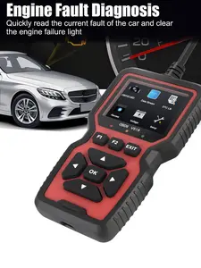 OBD2 Scanner Diagnostic Tool, Check Engine Code Reader OBD2 Scanner with Reset, Mode 6, Mode 8 & I/M Readiness, Auto Check Engine Light Car Diagnostic Scan Tool for All OBDII Car Since 1996 Father's Day gift Car Voltage Tester
