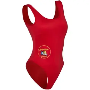 Pam & Tommy Cosplay Costume Pamela Anderson Sexy Red Jumpsuit Swimsuit Beach Wear Bikini Outfits Uniform