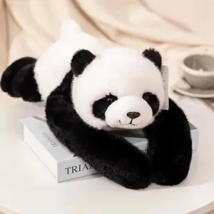 Kawaii Weighted Stuffed Animals Panda Bear Sloth Red Raccoon Dinosaur Koala Plush Pillow Kids Birthday Gift Home Room Decor Toy