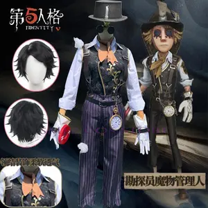 Game Identity V Prospector Norton Campbell Cosplay Costume Magic Administrators Prospector Uniform Anime Party Roleplay Man Suit