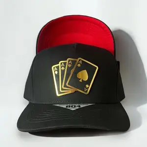 Hats poker black snapback cap