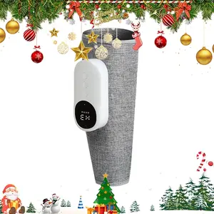 Leg Massager with Heating and Compression, USB Type-C Rechargeable, 9 Modes, 3 Intensity Levels, Hand-Like Kneading, Restless Legs Relief