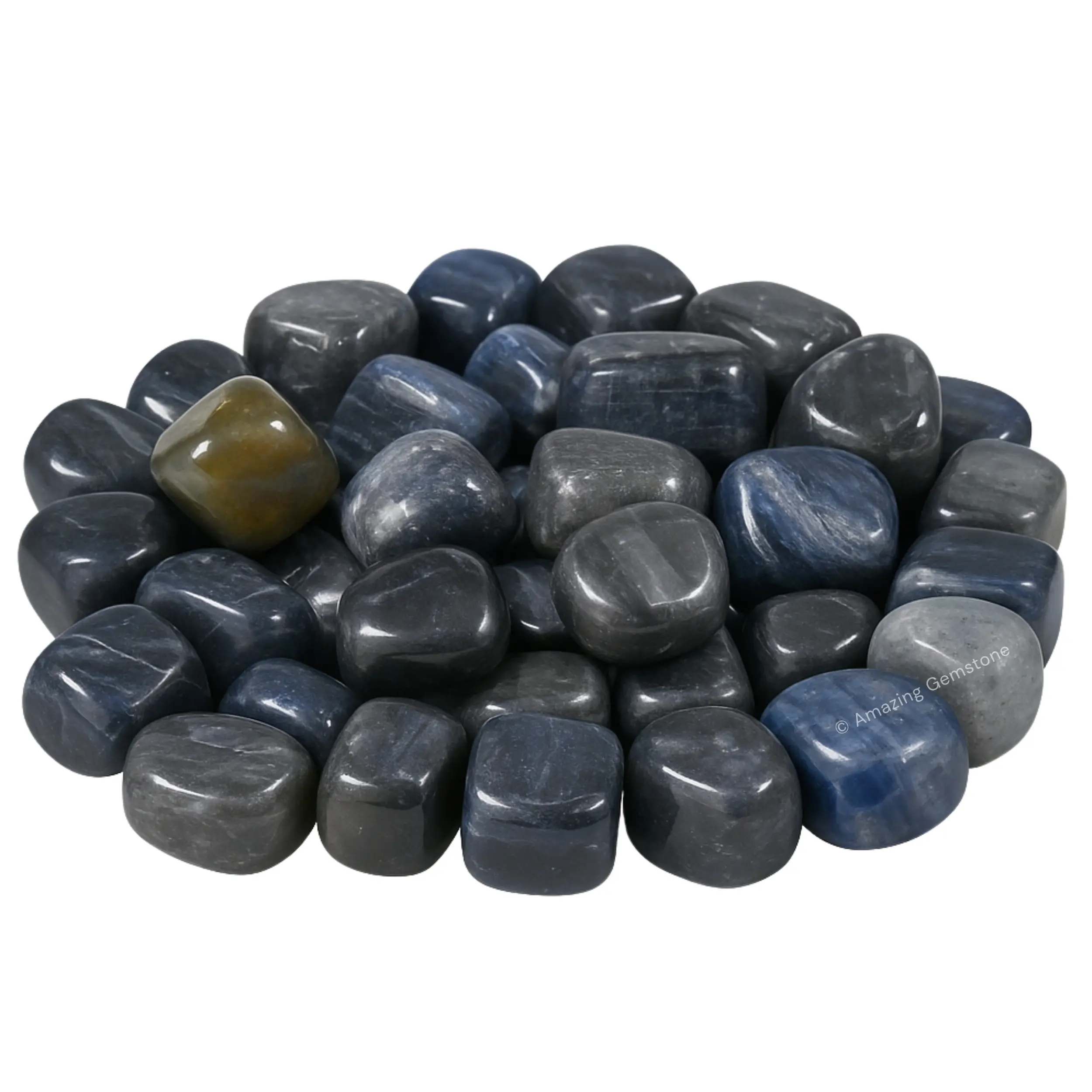Tumbled Crystals & Healing Stones Decor - 1000+ Carats Premium Polished Gems, Religious Decorations for Energy Balance, Meditation Wellness
