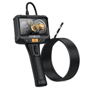 Garvee Articulating Borescope, 360 Endoscope Camera with Light,1280P Inspection Snake Camera for Borescope Automotive Engine 5.5ft Industrial Borescope