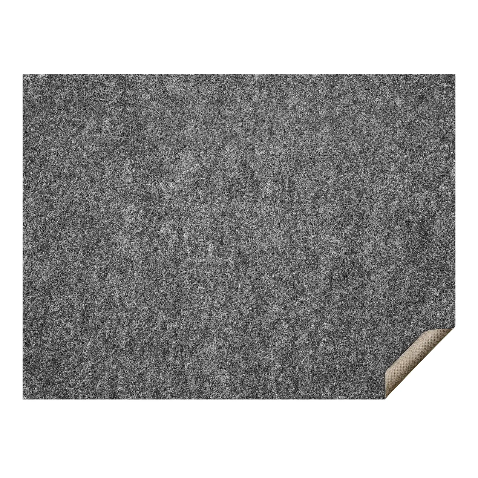【Summerfinds】VEVOR - Slip-Resistant Rug Pad - Protective Cushioning Carpet Pad - 9' x 12' - 1/4"Thick - Dual Surface - Polyester Felt + Latex - Gray - 10-11㎡ Area Carpet Padding Rug Cushion Safe for All Floors