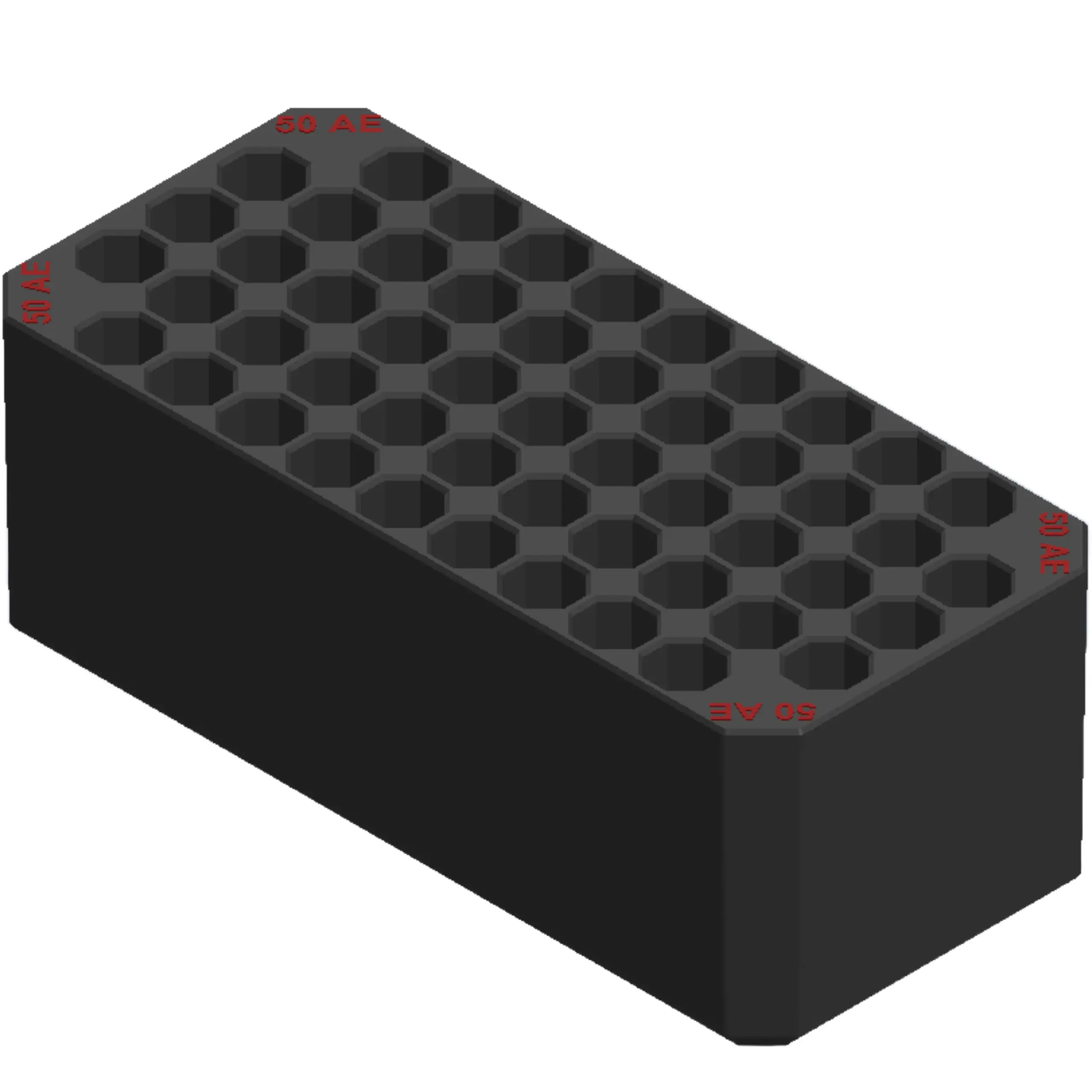 LARGE TRAY 50 AE RED