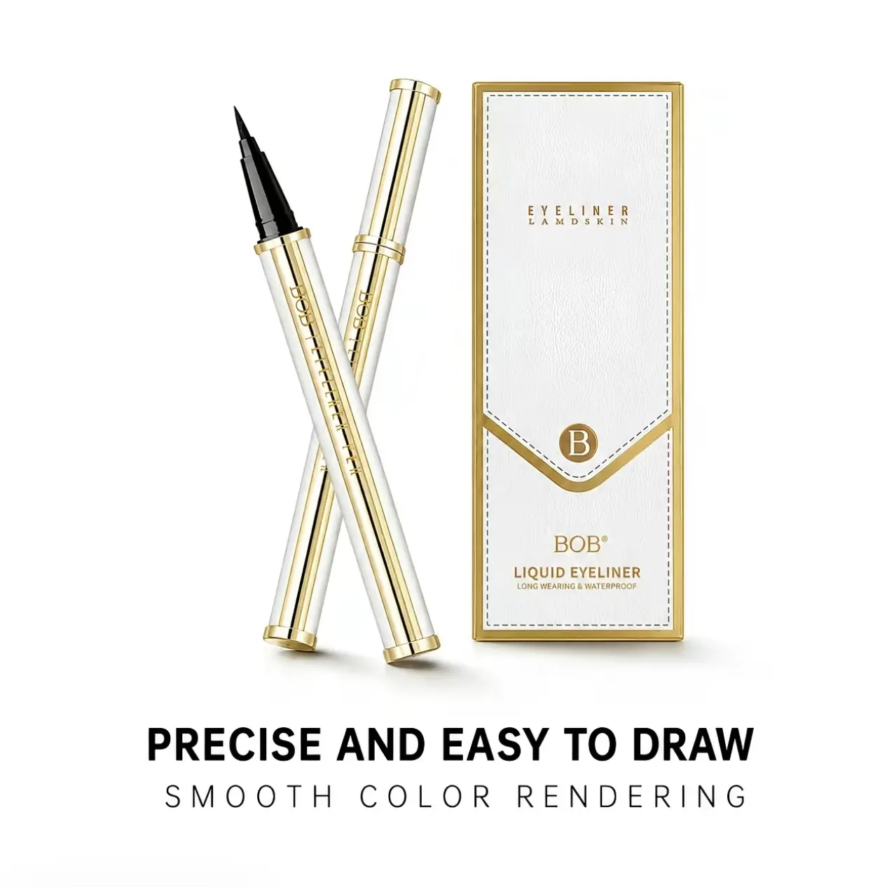 Smooth Glide Liquid Eyeliner Pen - Smear-Resistant & Long-Lasting Cosmetic Makeup with a Precision Tip for Flawless Daily Looks, Precision Pen Eyeliner