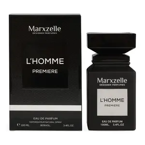 Marxzelle Designer Perfumes L'Homme Premiere Perfume for Men 100ml Eau de Parfum Light Fragrance Cologne Lasting Scent