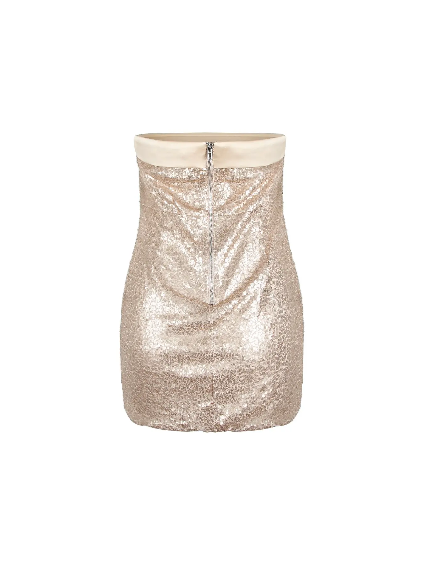 Women Sparkling Shimmer Strapless Sequin Dress Formal Evening Occasion Wear  Solid Celebrity Night Outfit Bodycon Mini Sexy Party Dress - TikTok Shop