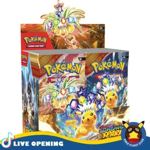 Pokemon English SV08 Surging Sparks CARDS LIVE OPENING