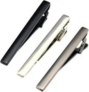 Fashion Necktie Clips Tie Bar Clips Tie Pins Set for Men Pack of 3