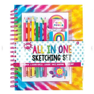 Tie Dye All In One Sketching Set