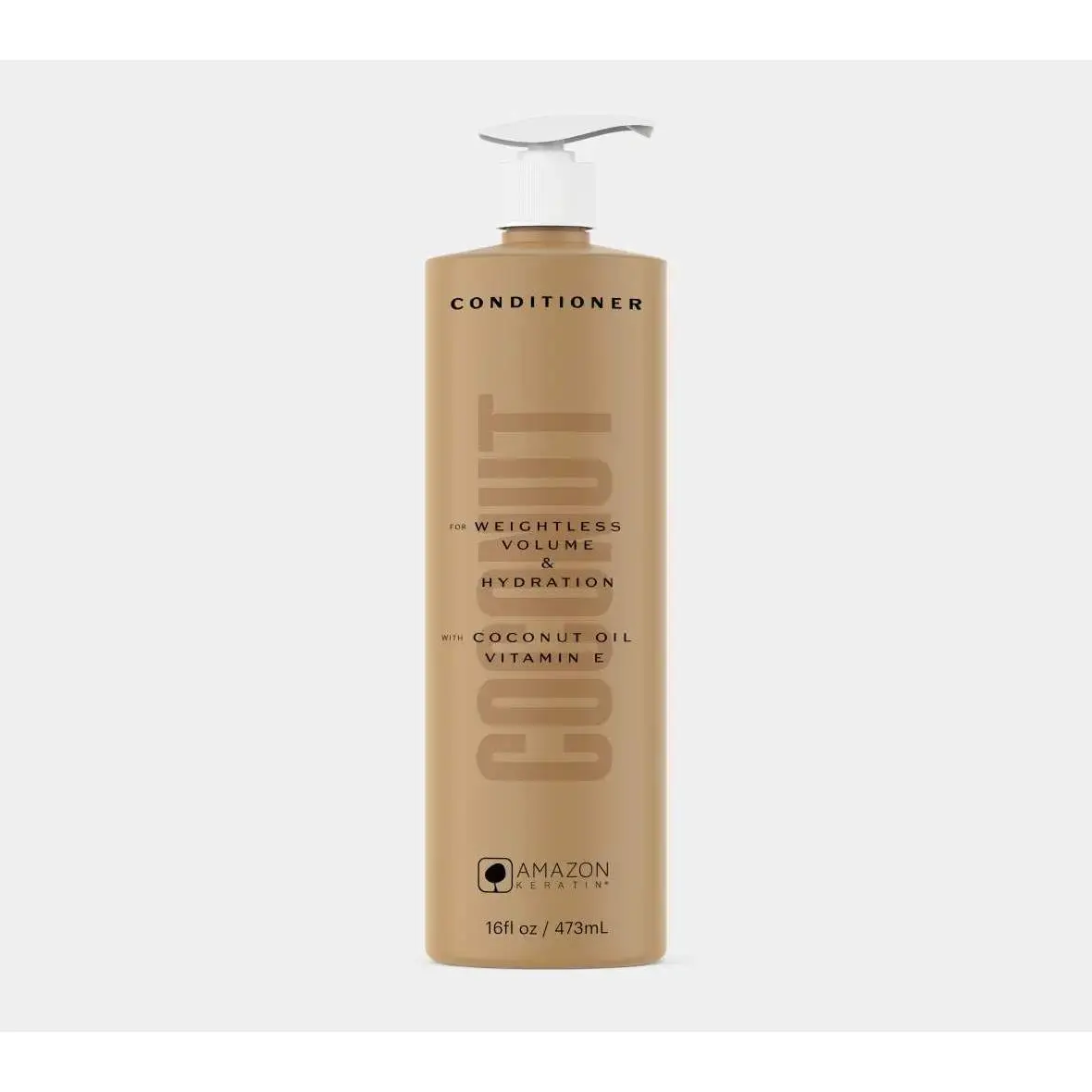 Coconut Oil Conditioner - Moisturizing Treatment for Damaged & Dried Hair - 16 FL OZ - Natural Ingredient for Radiant Complexion