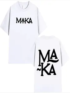 Rapper Maka Logo Merch T-shirts Men Women Clothing Fashion Hip Hop Retro T-shirt Cotton Comfort Short Sleeve T Shirt Streetwear