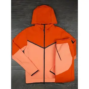 Men'S Trendy Casual Spring And Autumn Sportswear, Two-piece Hoodie Boutique Sportswear Set, Sportswear Set, Sweatpants Hoodie Set, Spring Autumn And Winter Casual Long Sleeved Two-piece Set