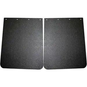 Pair Universal Heavy Duty Mud Flaps 24" x 30" Polymer for Semi-   Freightliner Kenworth Peterbilt Black  Splash Mud Guard Mudflaps