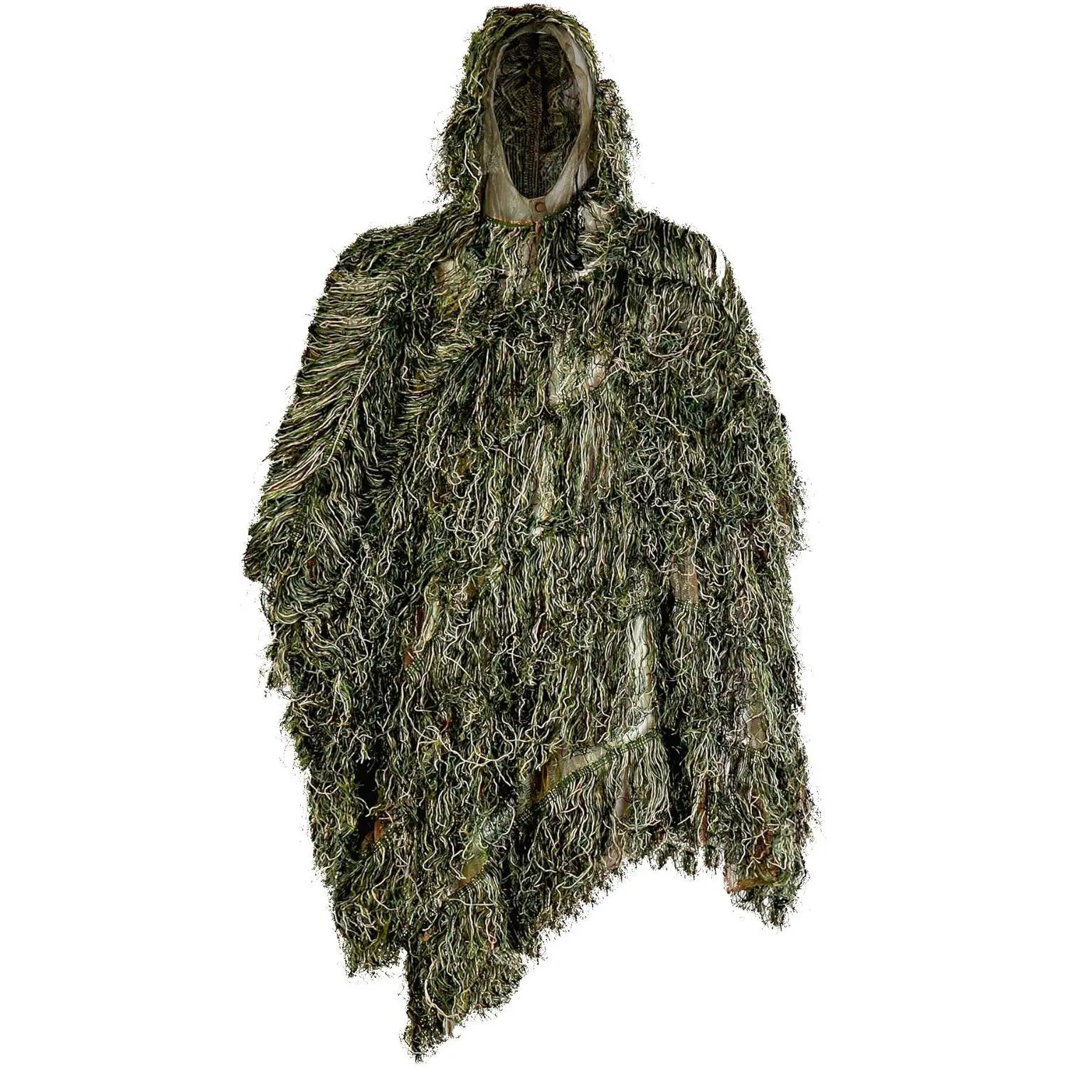 Camouflage Cloak, Hunting and Birdwatching Specialized Green and Desert-Tone Ghillie Camouflage Cloak