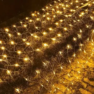360 LED Net Lights, 12FT X 5 FT Connectable String Lights With 8 Modes, Christmas Holiday Decorations For Indoor Xmas Party Decor