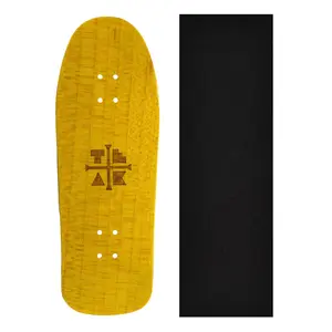 Carlsbad Cruiser Wooden Fingerboard Deck, "Banana Yellow" - 34mm x 100mm