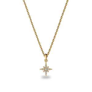 PASCAL Shining Star Diamond Pendant Eight-Pointed Star Lab-Grown Diamond Necklace for Women