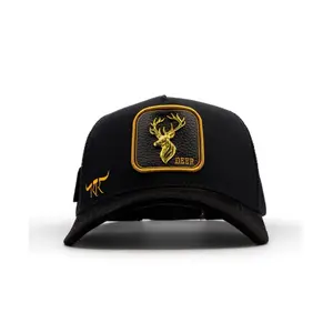 Cap “Deer” black/gold malla, “The King Ranch”