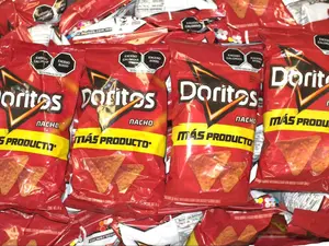 10 - PK Doritos Nacho Sabor Queso Chips 58 GRAMS- Crispy Snack CHEESE FLAVOR -  MEXICAN CHIPS - PAPITAS MEXICANAS -  SABRITAS MEXICANAS