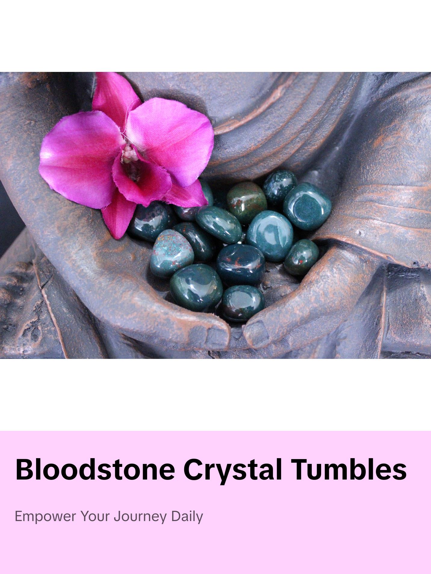 Bloodstone Crystal Tumble