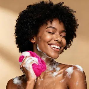 2 PCS Authentic African Exfoliating Net Bath Sponge