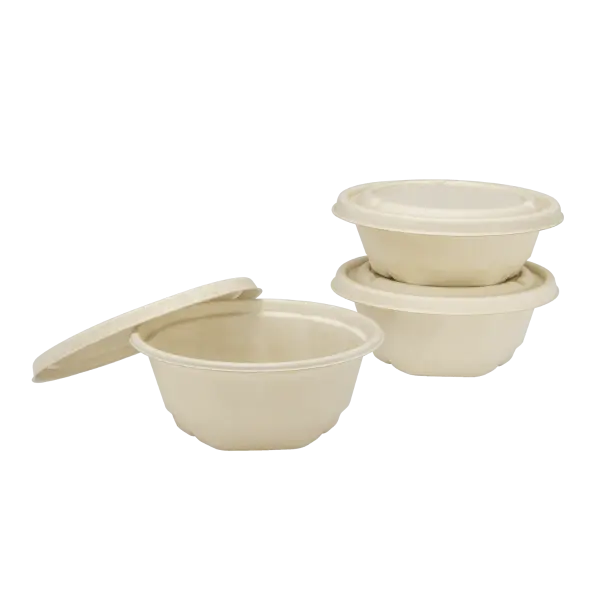 Karat Earth 20oz Natural Bagasse Take Out Bowl, Round - 500 pcs