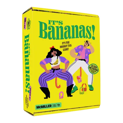 McMiller It's Bananas! Monkey Tail Party Game for Friends and Family