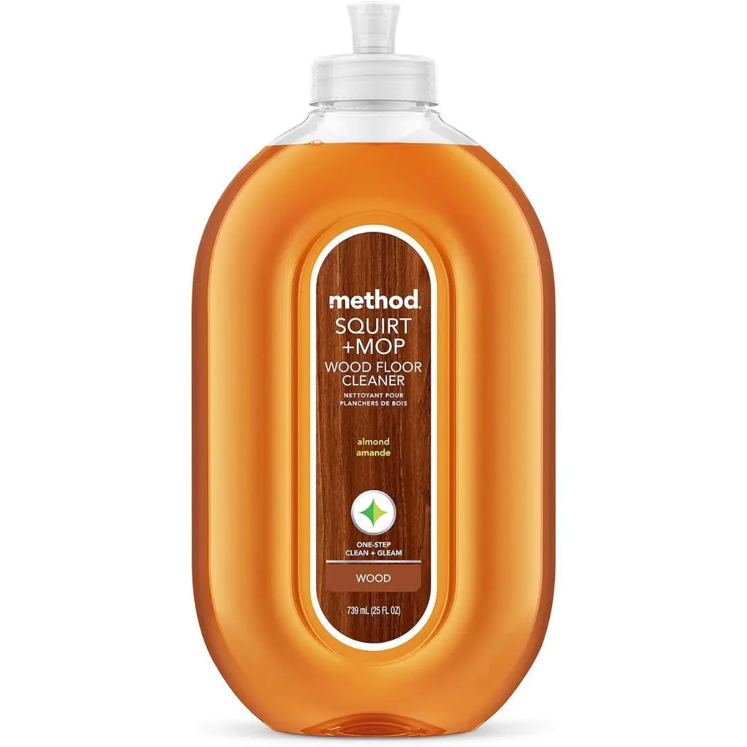 Method Squirt + Mop Hardwood Floor Cleaner, Almond, 25 Ounce, 1 pack, Packaging May Vary