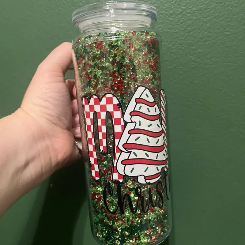 20 oz Snowglobe Cup