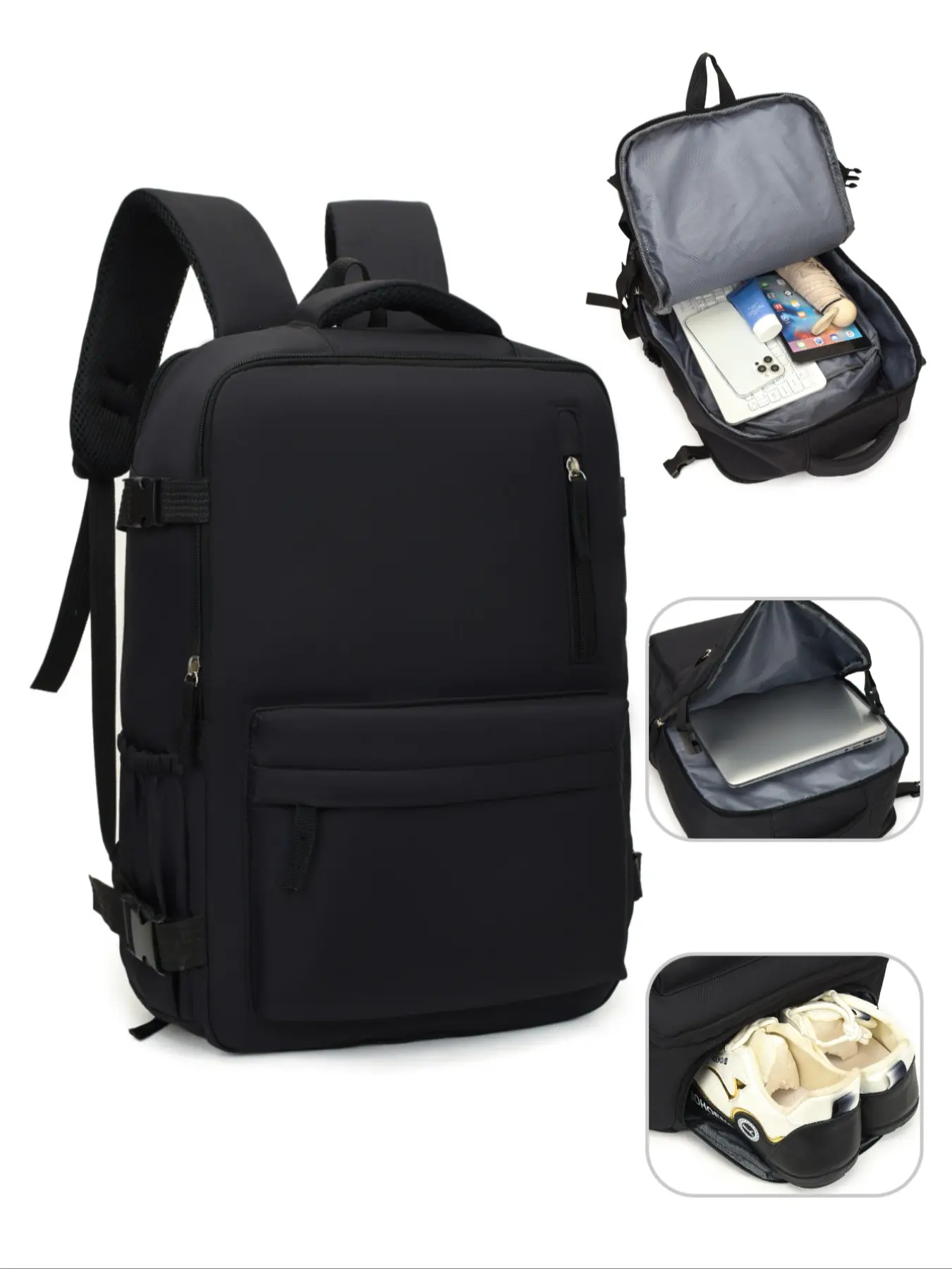 Easyjet Carry-On Travel Bag, 30L Capacity, Multi-Functional Portable Lightweight Shoulder Bag, Backpack For Laptop Fits 15.6-Inch Laptop, Airline Boarding Size, 44x30x15cm, Traveler Essentials Backpack, Travel Backpacks