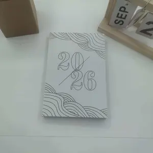 2026 Line Style Planner Notebook, End Clutter Planning Essential, Perfect for Organizing Your Life, Must-Have Diary for 2026