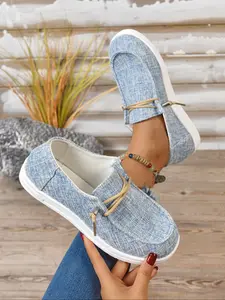 Women's Fashion Soft Comfortable Flat Shoes, Breathable Lightweight Design, Suitable for All Seasons, Perfect for Daily Wear & Casual