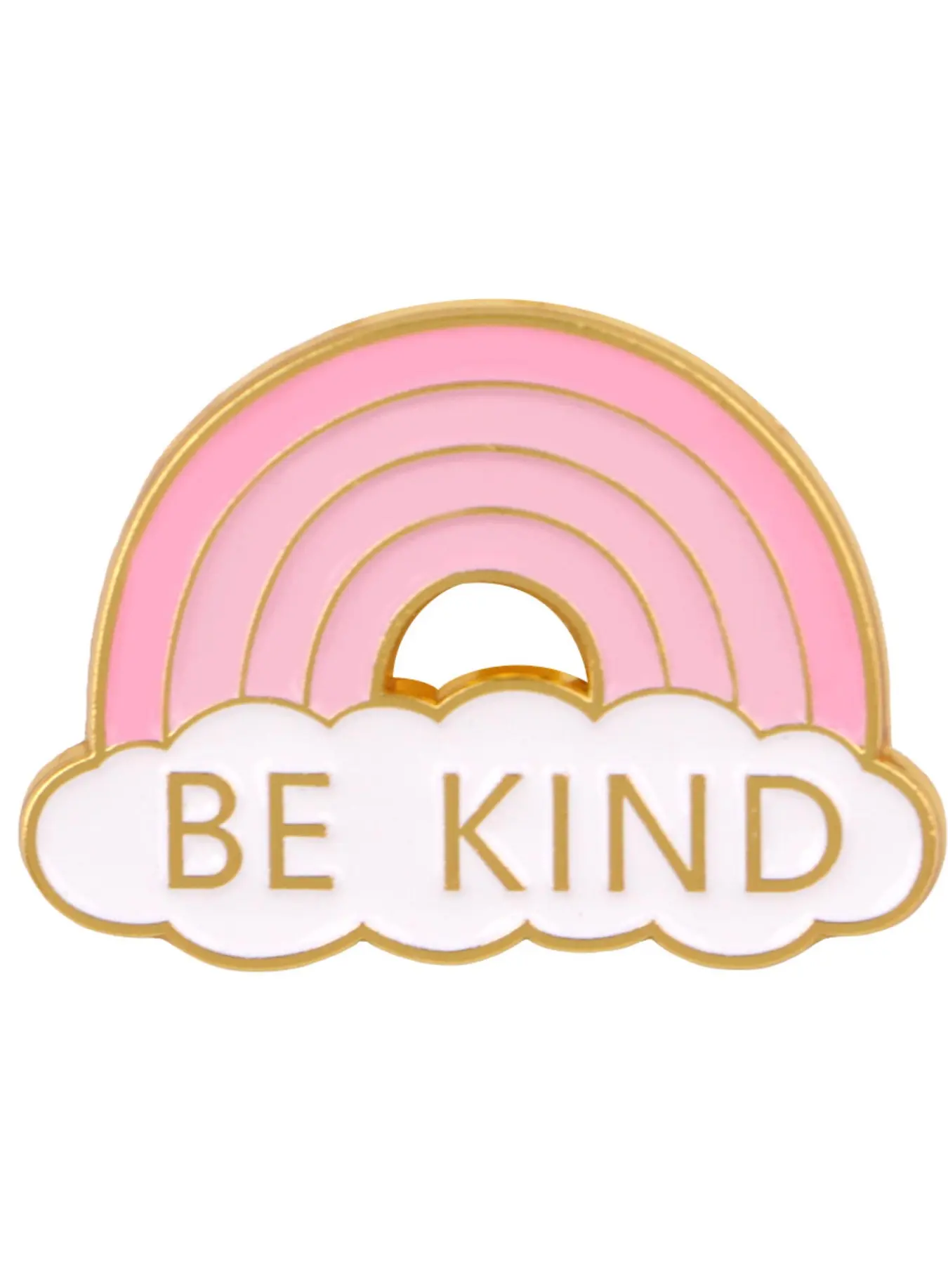 Love Is Love Moon Design Fun English Pin Clip, Be Kind Letters Zinc Alloy Material Unique Badge, Suitable for Sweaters, Skirts, Backpacks, Alloy Brooch Pin
