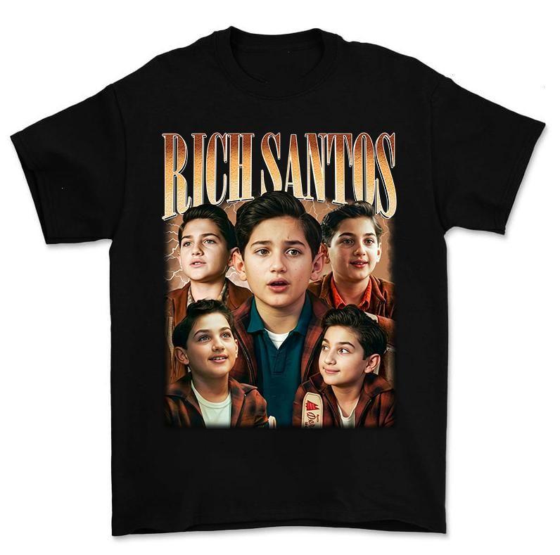 Rich Santos Bootleg Graphic Tee Welcome To Derry Vintage Movie Meme Shirt