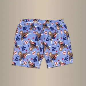 Patriotic Cows | Bamboo French Terry Shorts