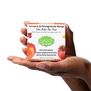 Pomegranate Mango Turmeric Kojic  Shea Butter Bar Soap – Brightening Cleanse