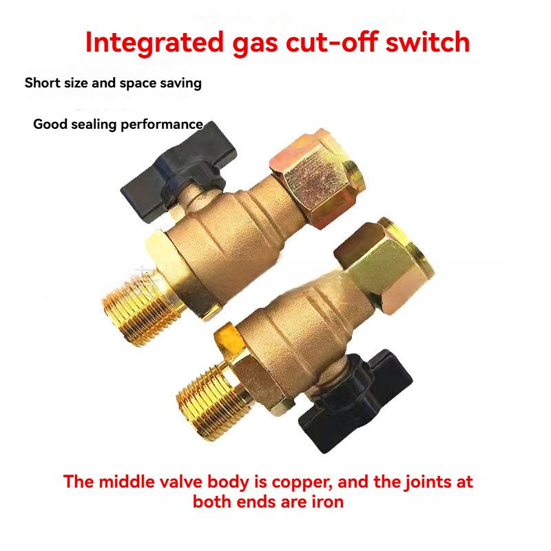 Truck Front Air Brake Cut Off Valve | Solid Brass Air Shut Off Switch for Semi Trailer & Heavy Duty Trucks M18x1.5 M18-M18 Thread Truck Front Air Brake Cut Off Valve | Solid Brass Air Shut Off Switch for Semi Trailer & Heavy Duty Trucks M18x1.5 M18-M18 Thread