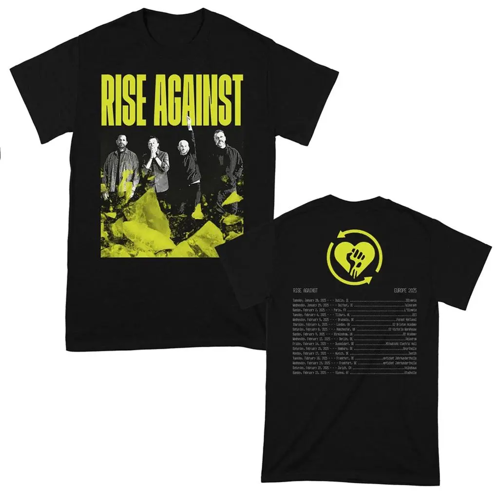 Rise Against Ricochet Tour 2026 Concert Shirt Swing Life Away Endgame Vintage Graphic Tee HY5960