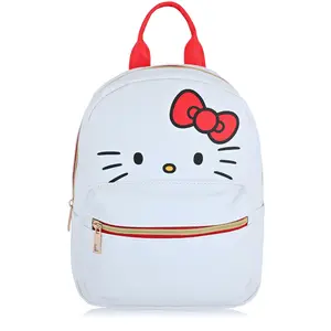 Fast Forward Sanrio Hello Kitty Mini Backpack for Kids & Adults | 10" PU Leather Backpack Purse | Toddler Travel Bag