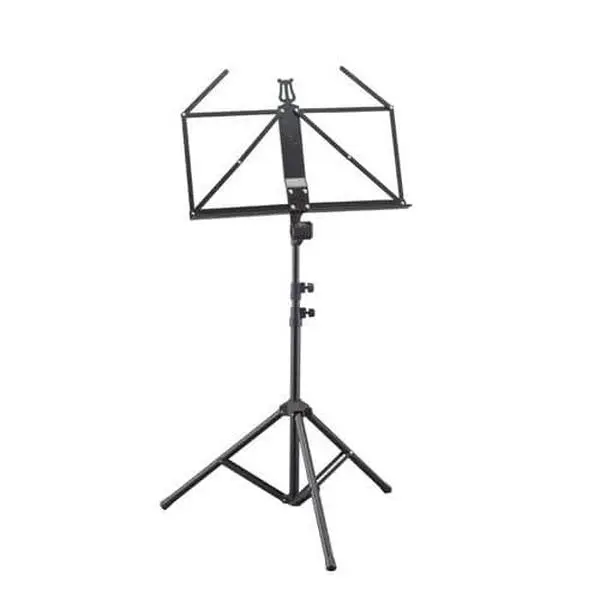 Aluminum Light Music Stand With Bag Black Aluminum Light Music Stand With Bag Black