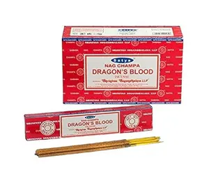 Dragons Blood Incense | Satya Incense | Incense Sticks | Incense Cones | Spiritual | Relaxing | Cleansing | Healing